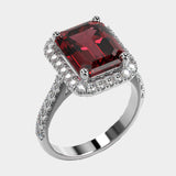 Silver Diamond Ring